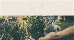 Desktop Screenshot of hauserspharmacy.com